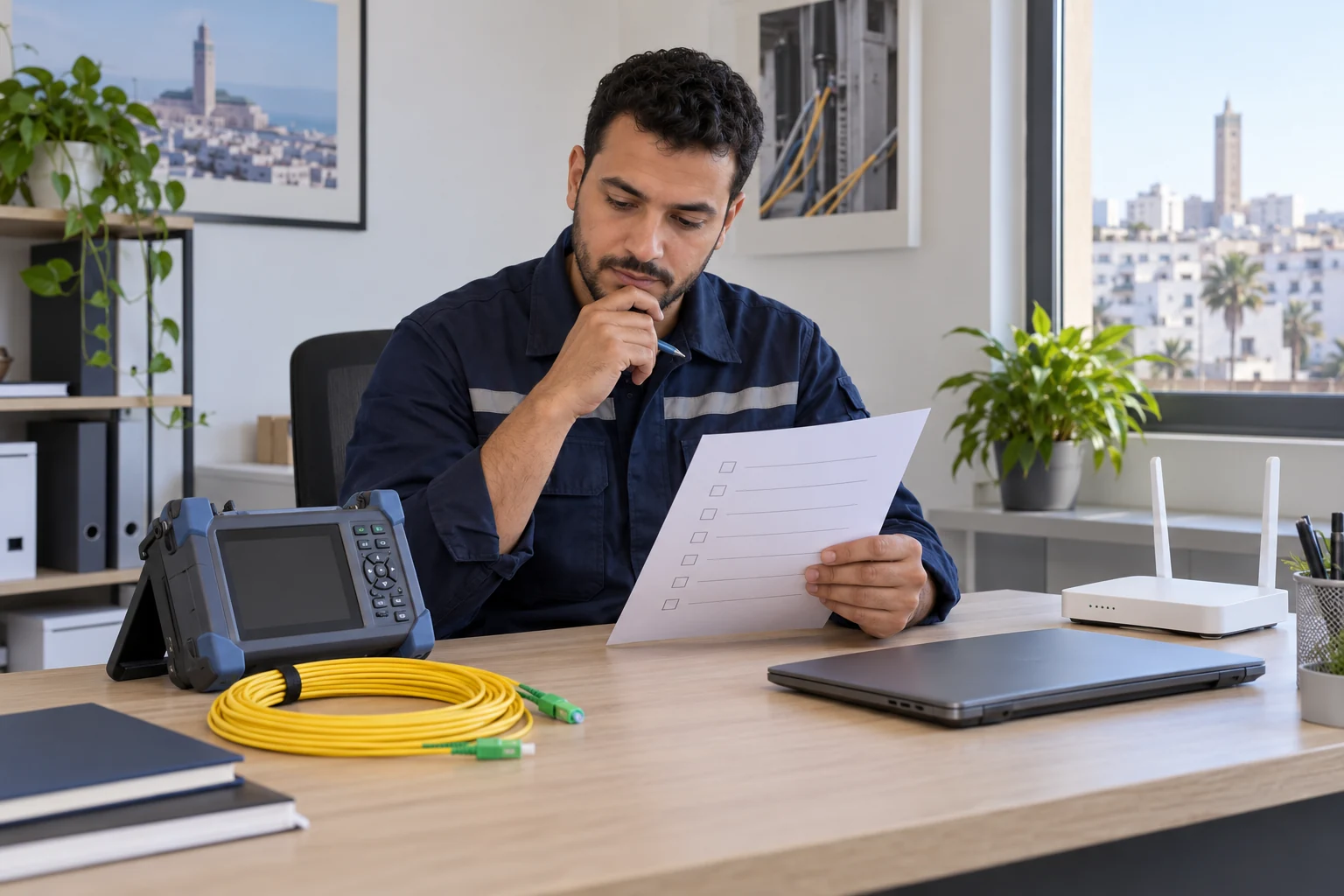 Optical fiber jobs in Morocco: writing a useful report