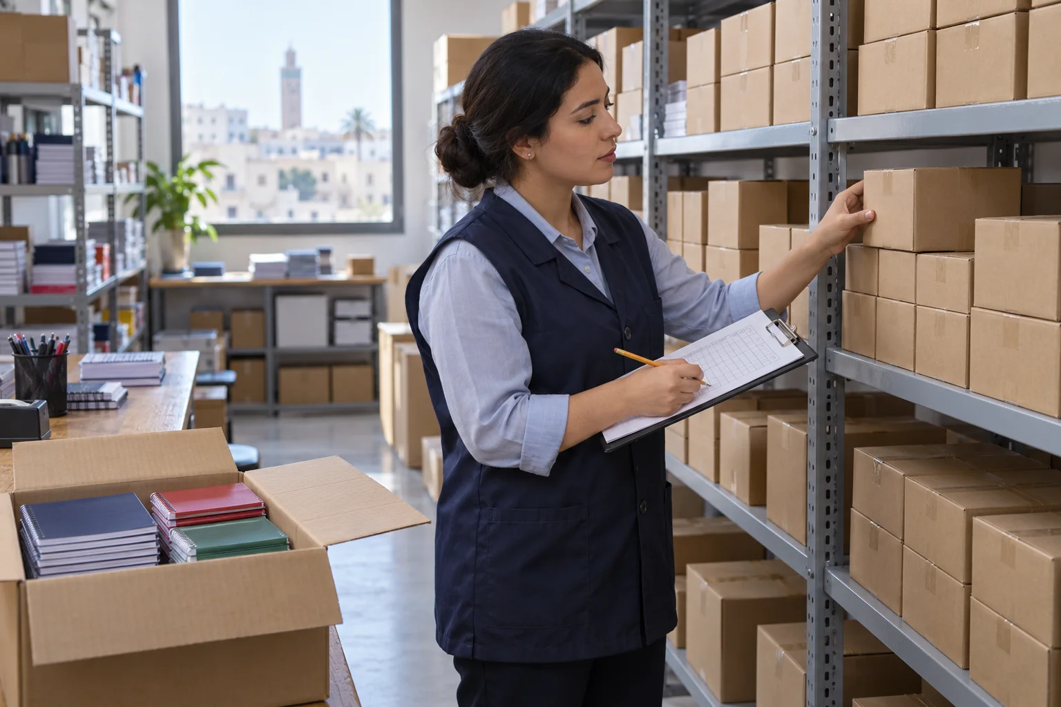 Inventory jobs in Morocco: counting stock and explaining a discrepancy