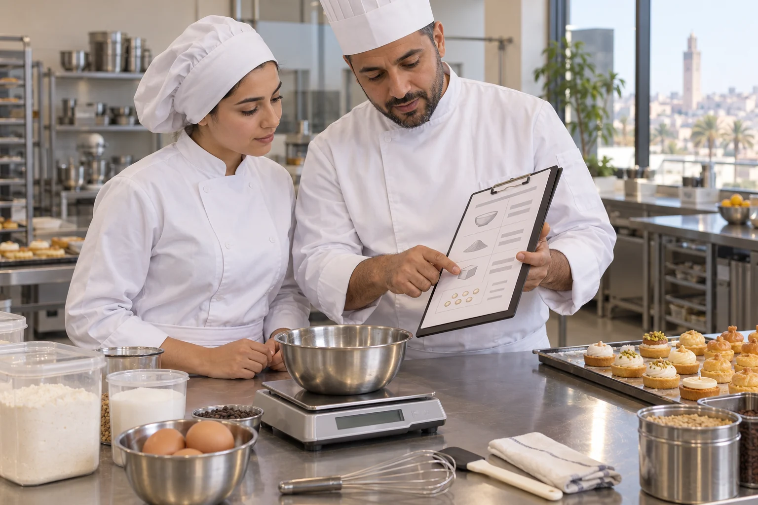 Pastry Jobs in Morocco: Explaining a Production Sheet