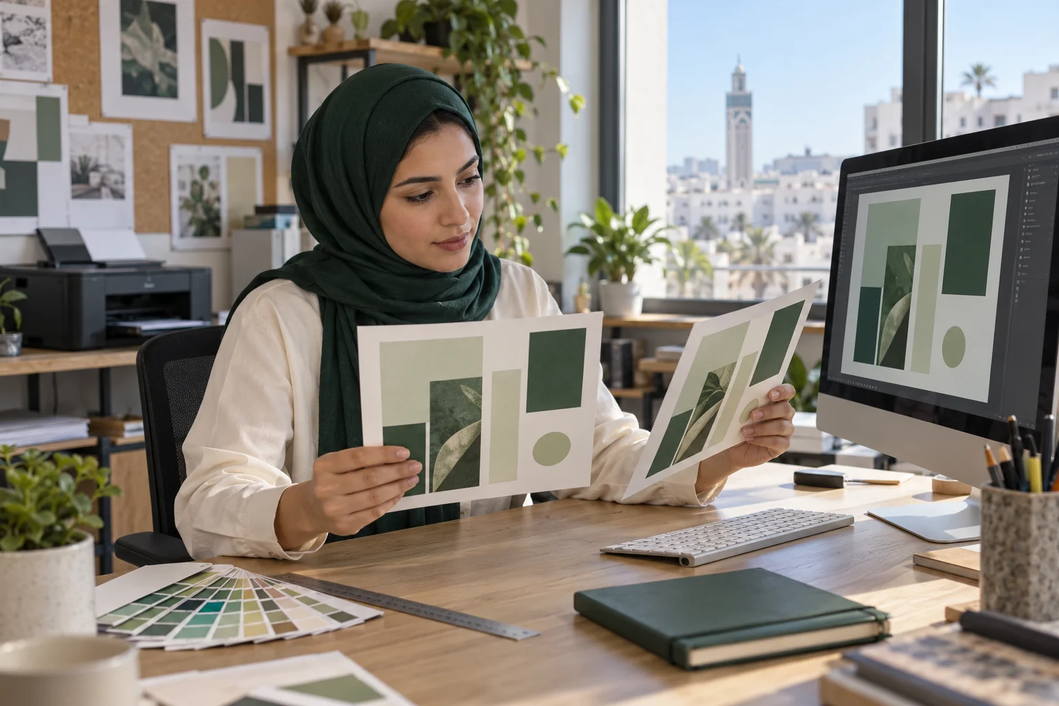 Prepress graphic design jobs in Morocco: checking a file before printing