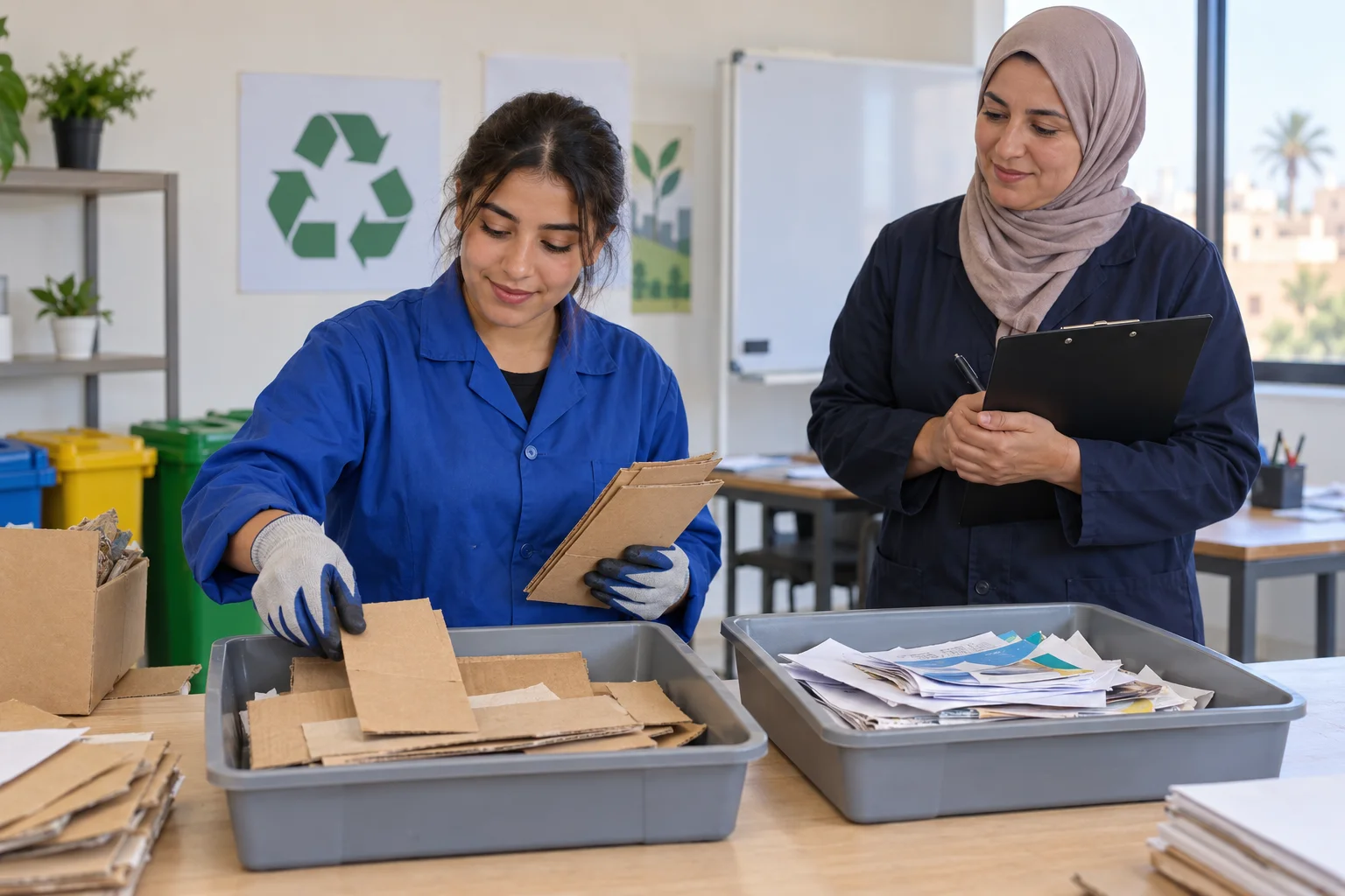 Jobs in sorting and recycling in Morocco: preparing a precise application